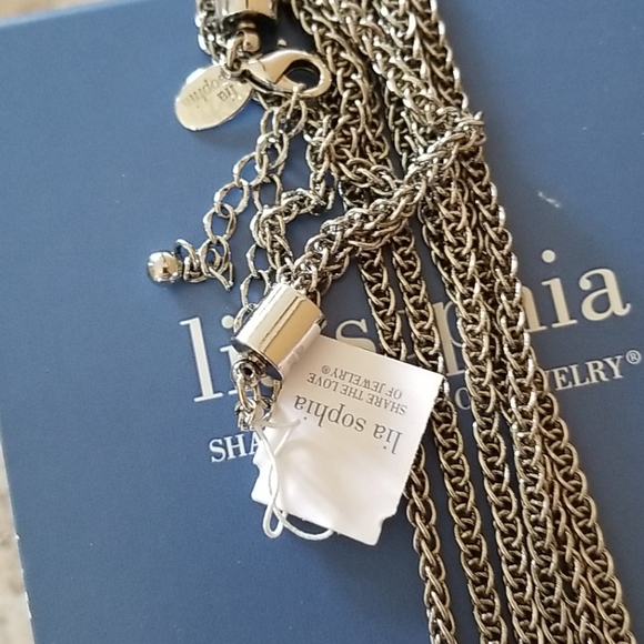 ⚫New Lia Sophia silver necklace⚫ - Picture 4 of 6
